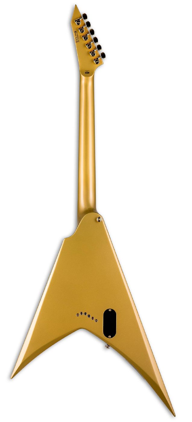 LTD Kirk Hammett Signature Series KH-V Electric Guitar - Gold Sparkle