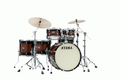 Tama S.L.P. Dynamic Kapur 22" 6 Piece Drum Kit - 22/10/12/14/16 - Gloss Black Kapur Burst
