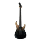 LTD M-1000HT Burled Poplar Top Electric Guitar in Black Fade
