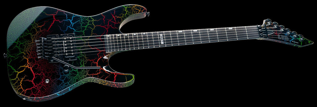 LTD M1 87 Series Limited Edition Electric Guitar - Rainbow Crackle