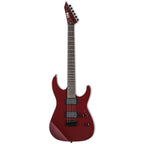 ESP LTD M 400 HT electric guitar in Scarlett Metallic finish with a sleek body and chrome hardware.