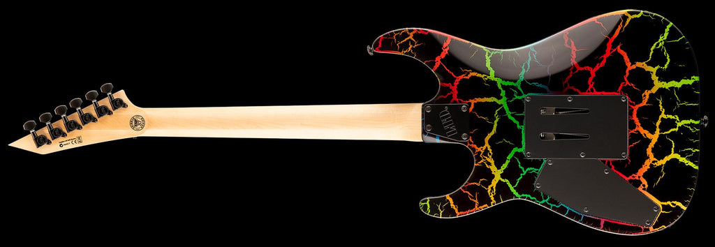 LTD Mirage 87 Series Limited Edition Electric Guitar - Rainbow Crackle
