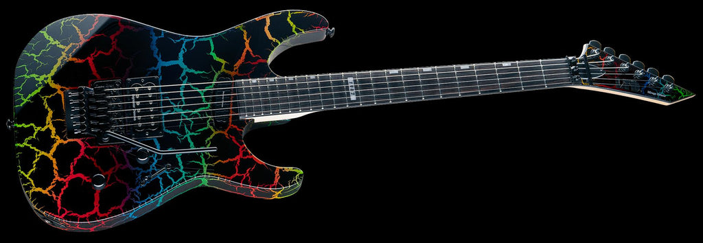 LTD Mirage 87 Series Limited Edition Electric Guitar - Rainbow Crackle