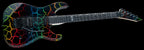 LTD Mirage 87 Series Limited Edition Electric Guitar - Rainbow Crackle