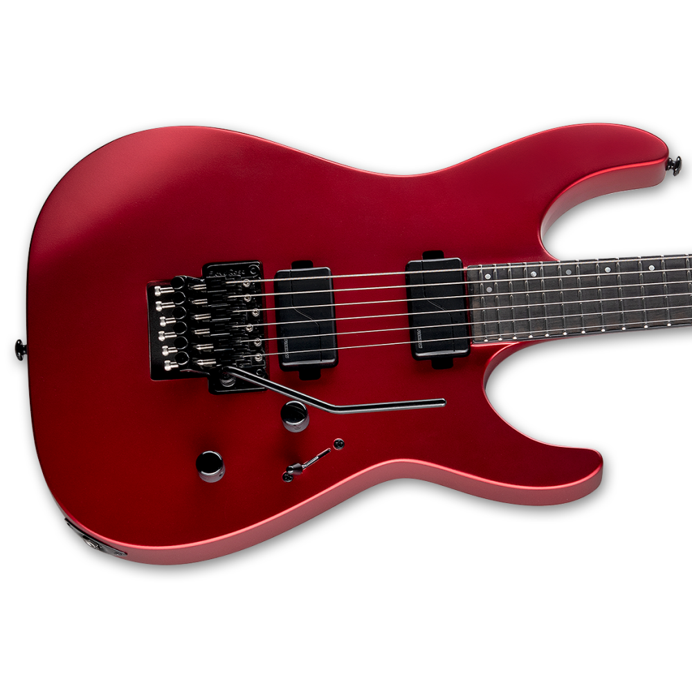 LTD M 1000 Electric Guitar in Candy Apple Red Satin