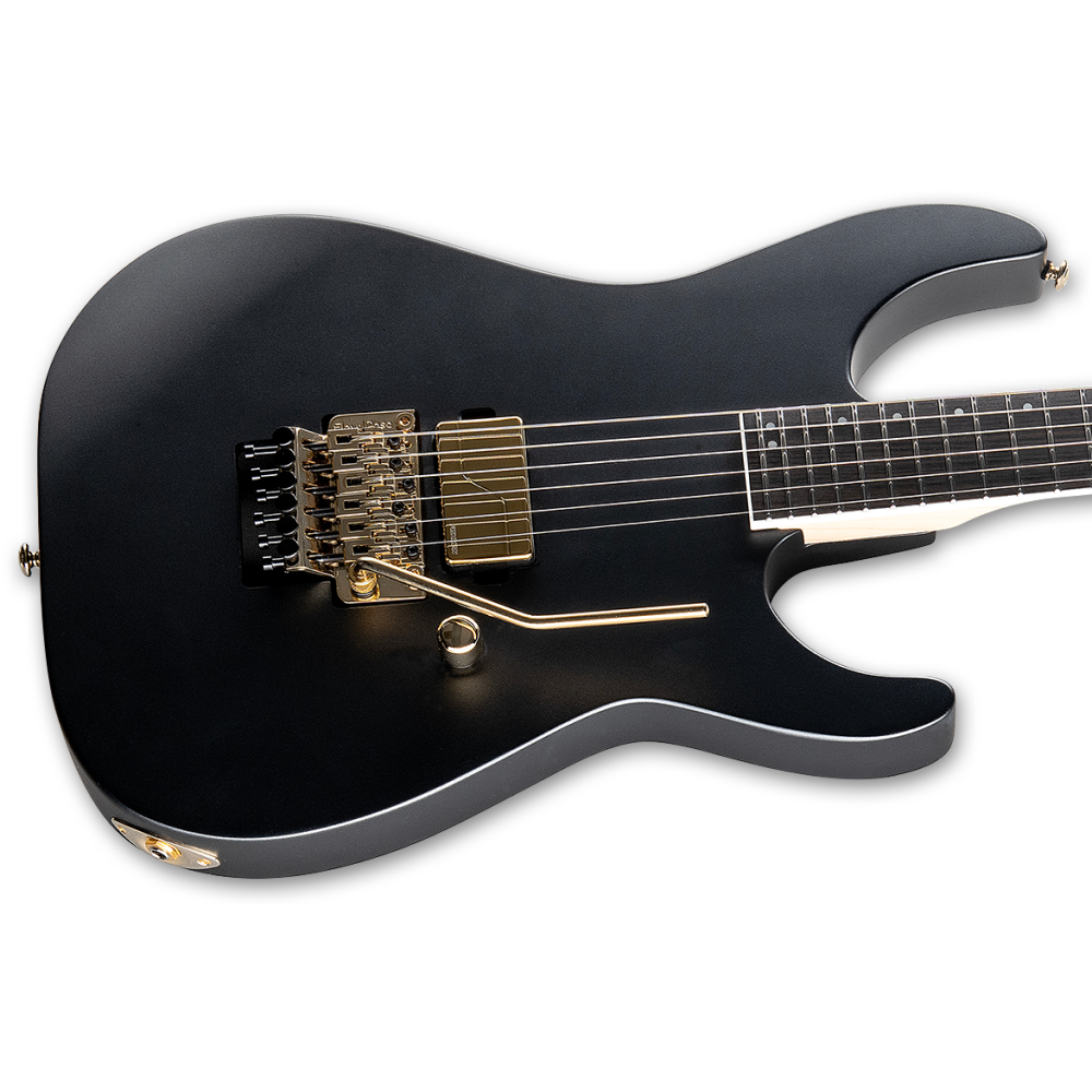 LTD M 1001¬†Electric Guitar in Quilted Maple Charcoal Metallic Satin