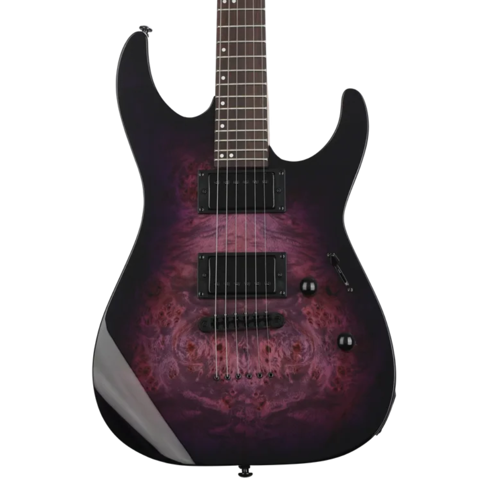 LTD M-200DX NT Electric Guitar  - Purple Burst