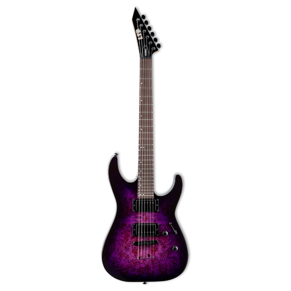LTD M-200DX NT Electric Guitar  - Purple Burst