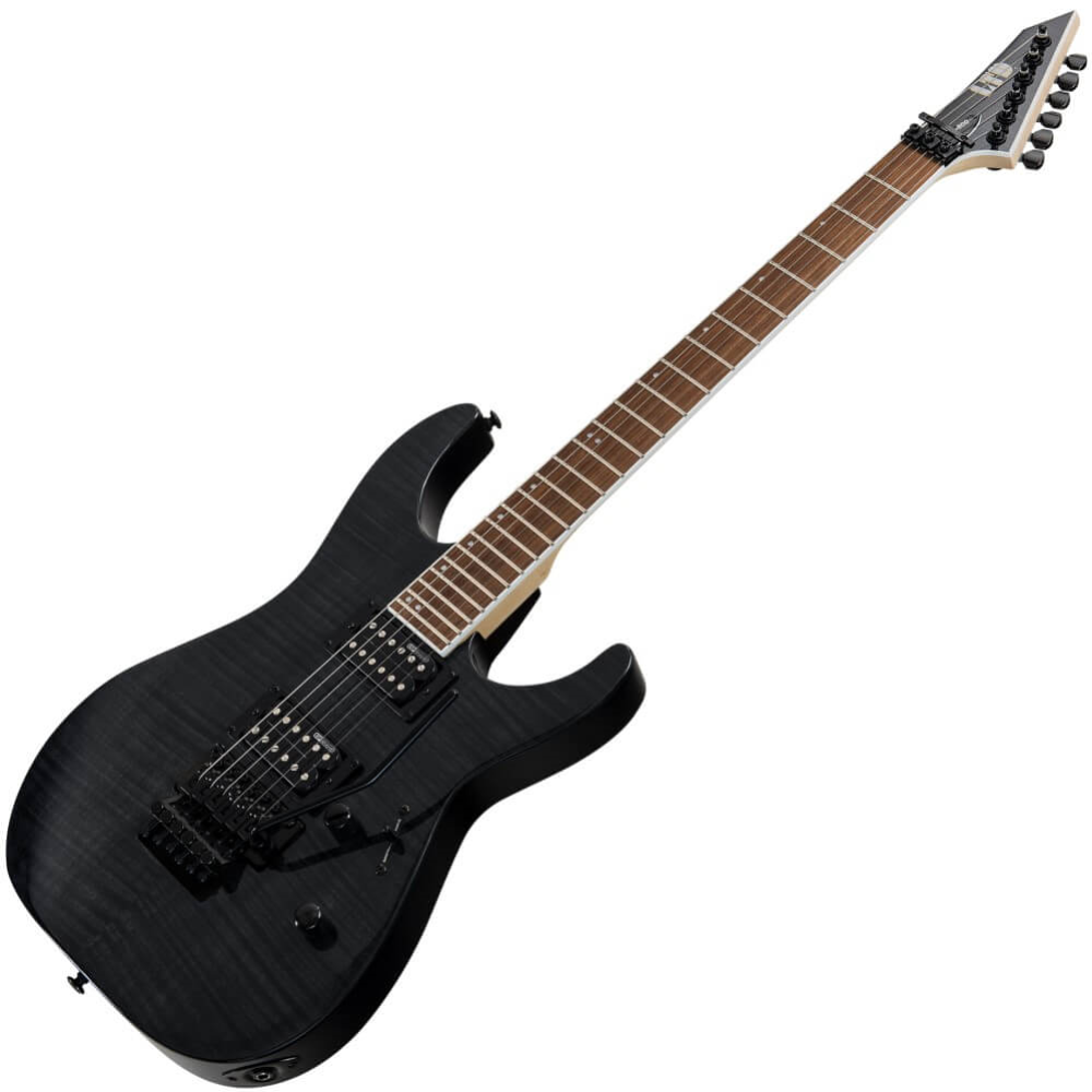 LTD M-200FM Electric Guitar - See Thru Black
