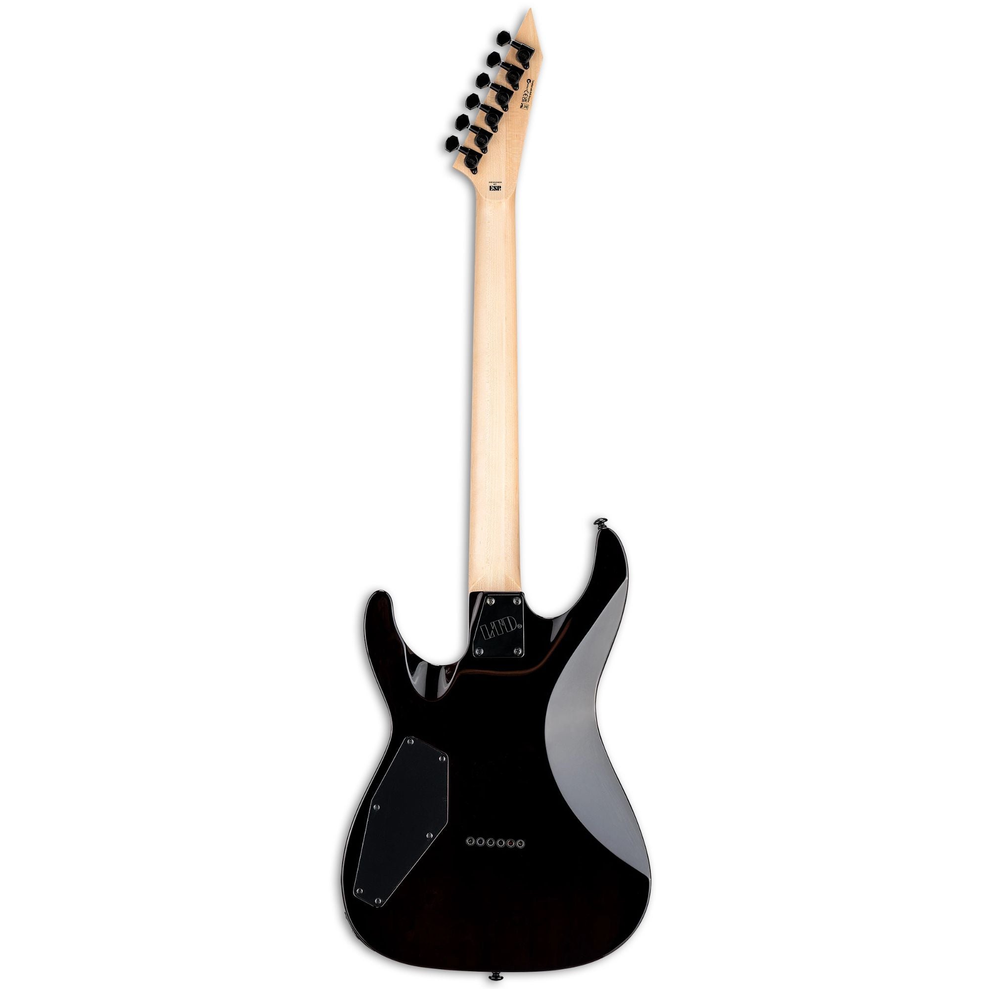 ESP LTD MH 200 HT Quilted Maple Electric Guitar - Dark Brown Sunburst