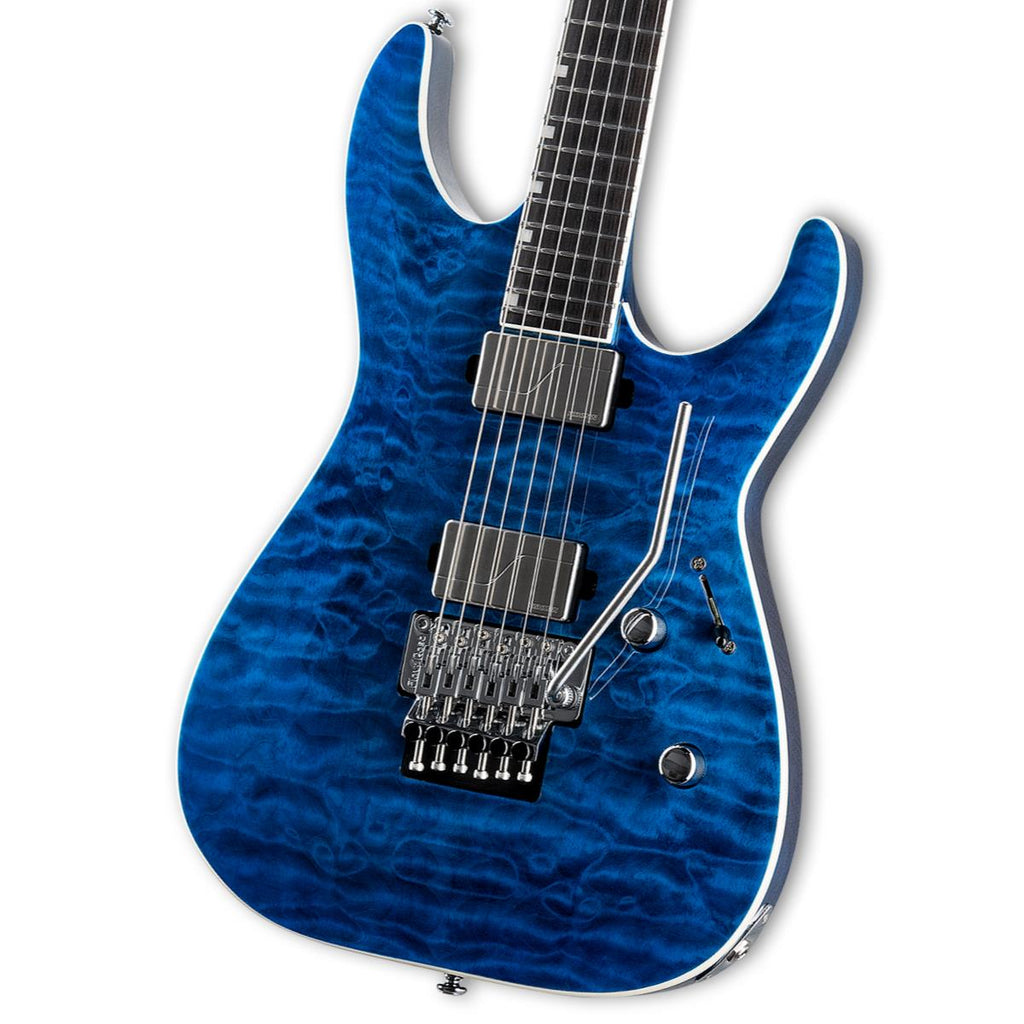 LTD MH-1000 with Floyd Rose in Black Ocean