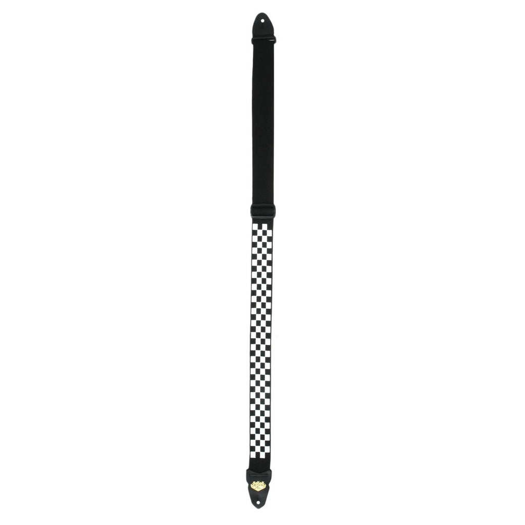 LM LMP4CK 2inch Poly Seatbelt Type Guitar Strap in Checker Design