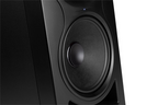 Kali Audio LP-8-II 8-inch 2-way powered studio monitor showing front view with black casing and speaker grille.