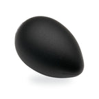 LP large black egg shaker, a hand percussion accessory with a smooth black finish, used for rhythm and musical performances.