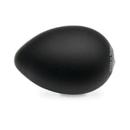 LP Large Egg Shaker in black, a hand percussion instrument from LP, showing a smooth black plastic egg-shaped shaker.