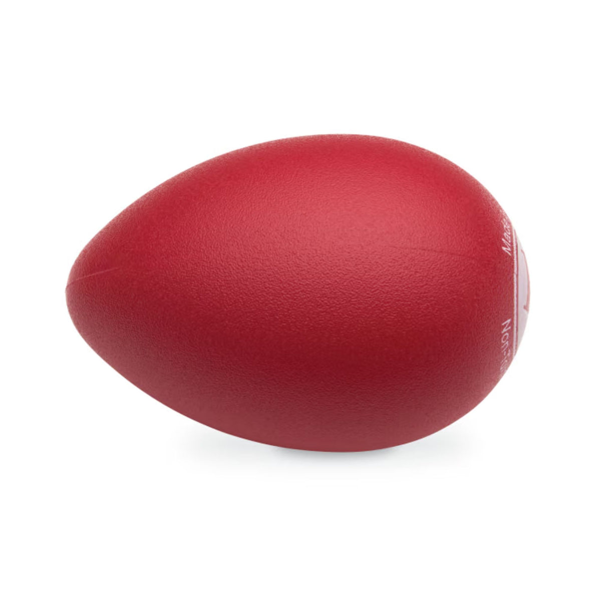 Red LP large egg shaker, a hand percussion instrument with a vibrant red finish, designed for rhythm and musical percussion.