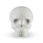 LP Sugar Skull Shaker Glow, hand percussion instrument with colorful sugar skull design and glowing features for musical rhythm.