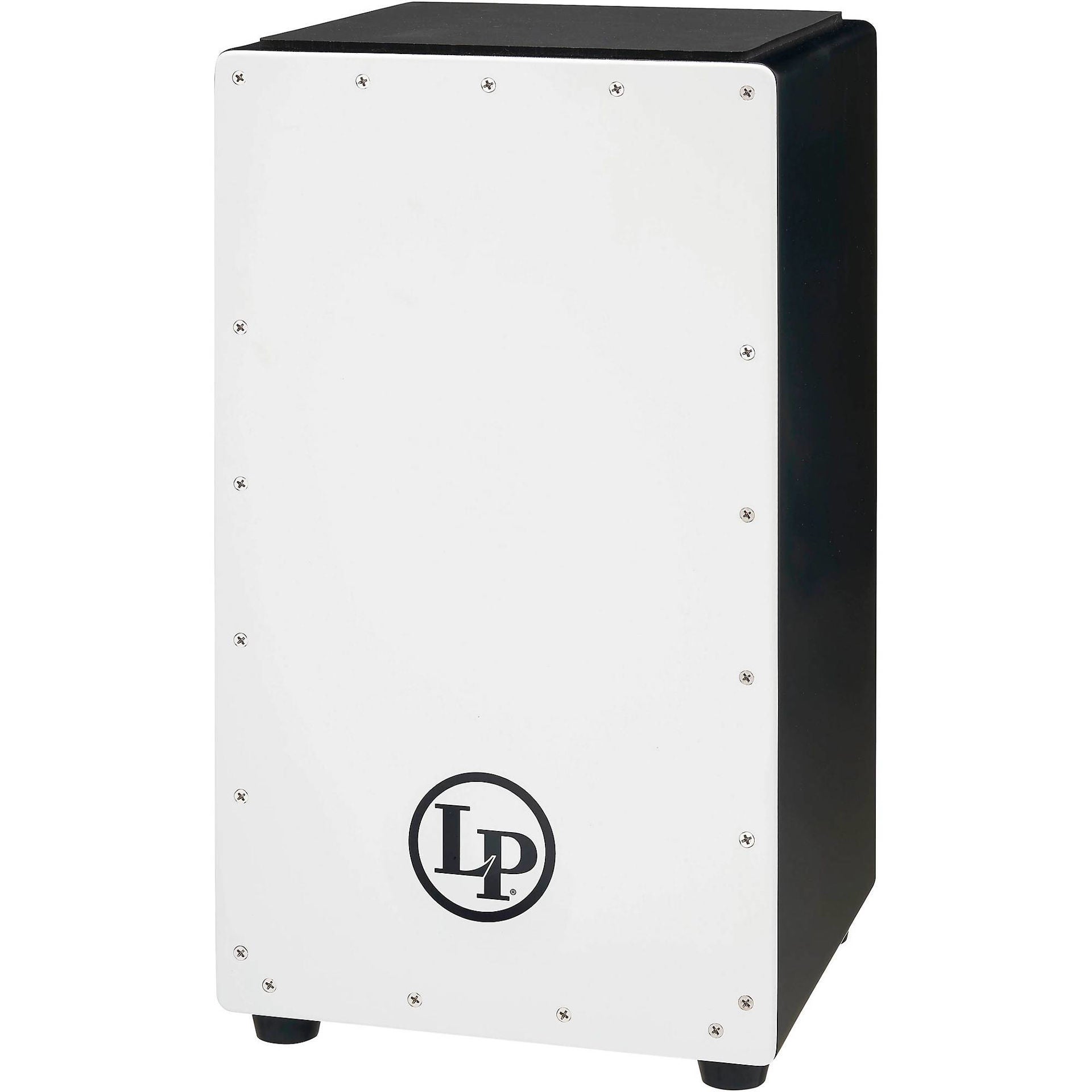 LP Prism Birch/Poplar Cajon with Padded Seat - White
