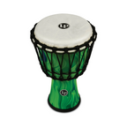 LP LP1607 7in Rope Tuned Circle Djembe with Perfect-Pitch Head in Green Marble