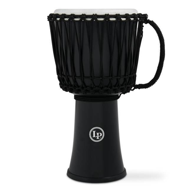 LP LP2010 10 Inch Rope Tuned Circle Djembe - Black