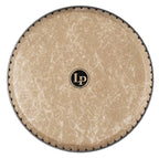 LP LP265 12.5-inch tumbadora drum head from LP for conga drums, showing the textured surface and branding.