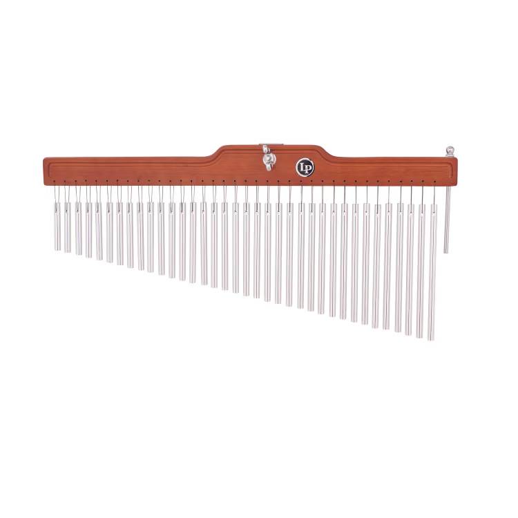 LP LP511C solid concert bar chimes, 36-inch hand percussion instrument with metal bars and wooden frame, used for musical performances.