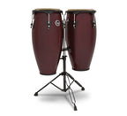 LP Percussion LP646NY-DW 10 & 11 Double Conga Set in Dark Wood