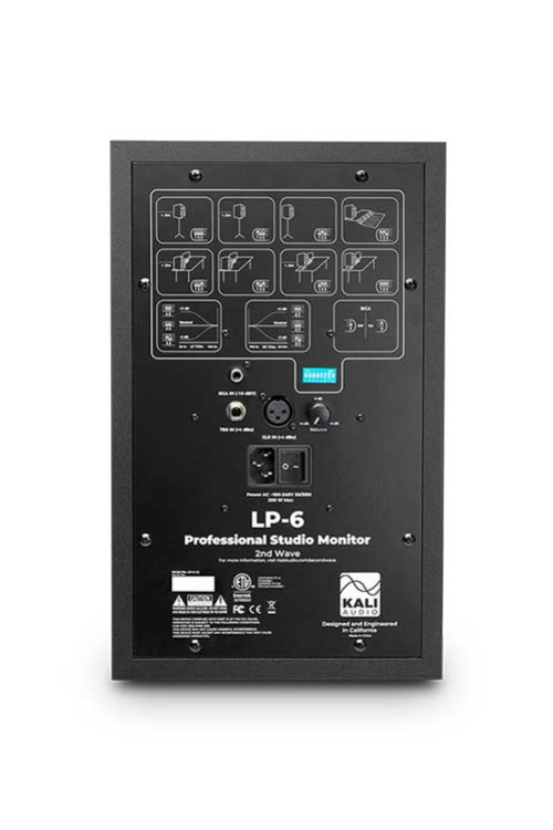 Kali Audio LP-6-II 6.5 2-Way Powered Studio Monitor - Single