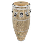 LP Palladium Series 9 3/4-inch Requinto Conga drum with natural wood finish and detailed hardware for professional percussion sound.