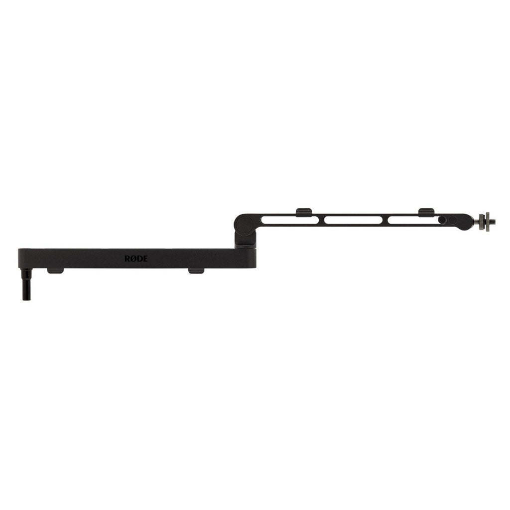 RODE LPA1 low-profile studio microphone arm with adjustable mount and sleek design for professional recording setups