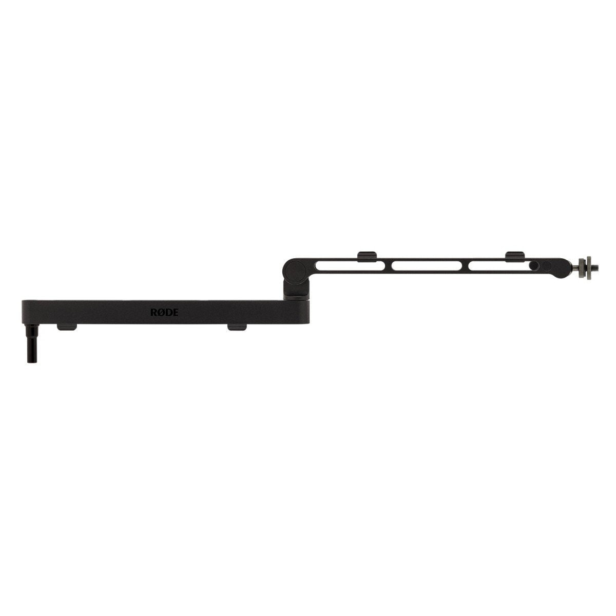 RODE LPA1 low-profile studio microphone arm with adjustable mount and sleek design for professional recording setups