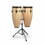 Latin Percussion LPA647AW Aspire 11/12 Wood Conga Set - Natural