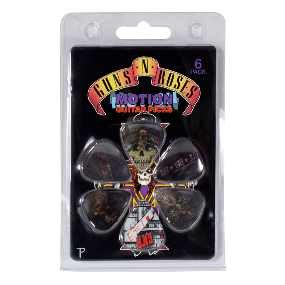 Perris Guns'N'Roses - Variety 1 Licensed Motion Guitar Picks (6-Pack)