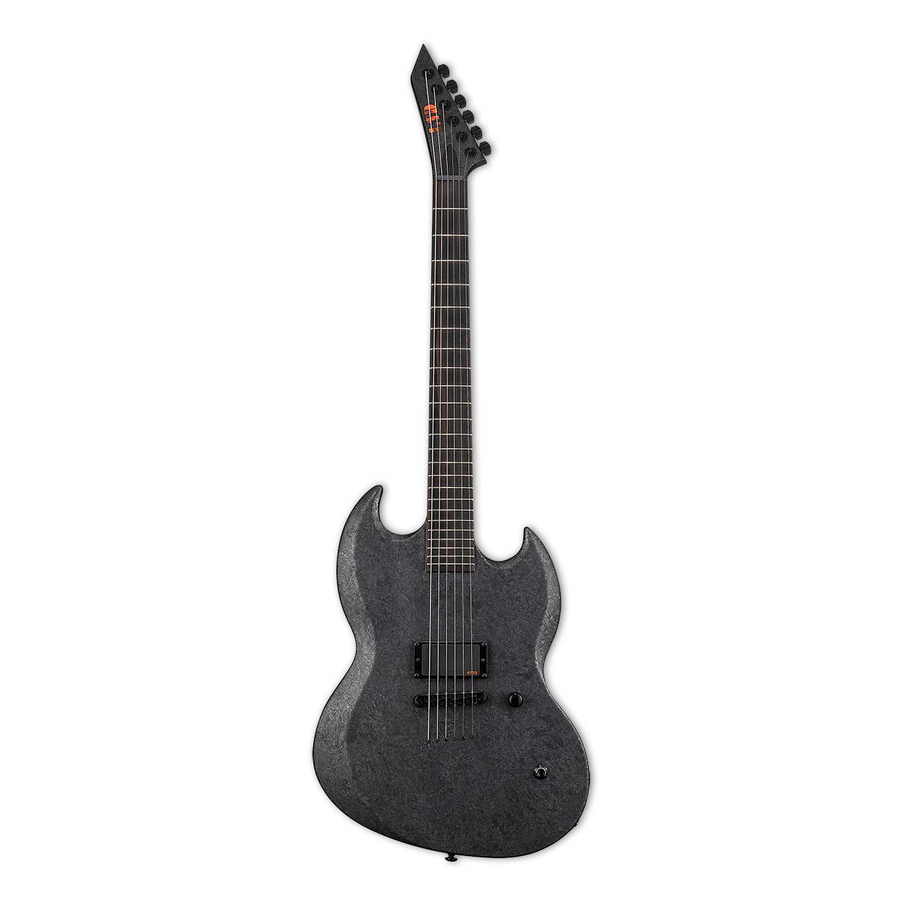 LTD RM-600 Reba Meyer Signature Electric Guitar in Black Marble Satin