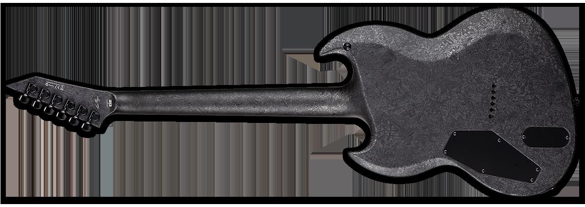 LTD RM-600 Reba Meyer Signature Electric Guitar in Black Marble Satin