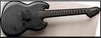 LTD RM-600 Reba Meyer Signature Electric Guitar in Black Marble Satin