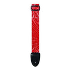 XTR LS054 2 inch Seatbelt Style Red Web Guitar Strap