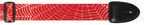 XTR LS054 2 inch Seatbelt Style Red Web Guitar Strap