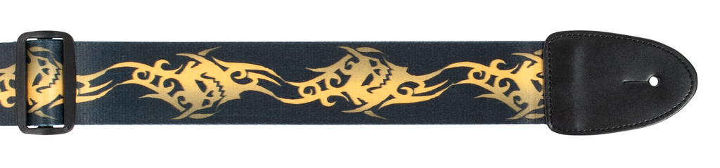 XTR LS060 2inch Seatbelt Style Tribal Mask Guitar Strap