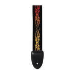 XTR LS065 2inch Seatbelt Style Flames Guitar Strap