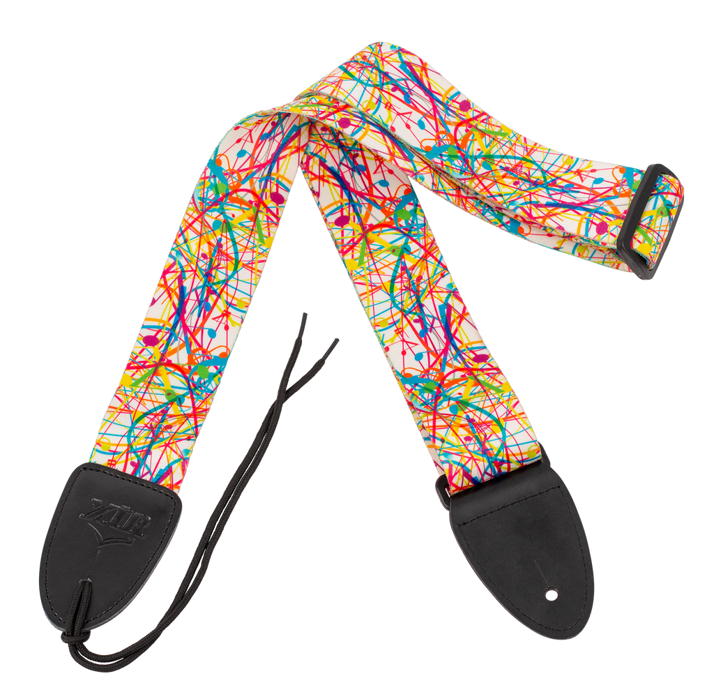 XTR LS125 2inch Seatbelt Style Multi Colour Guitar Strap