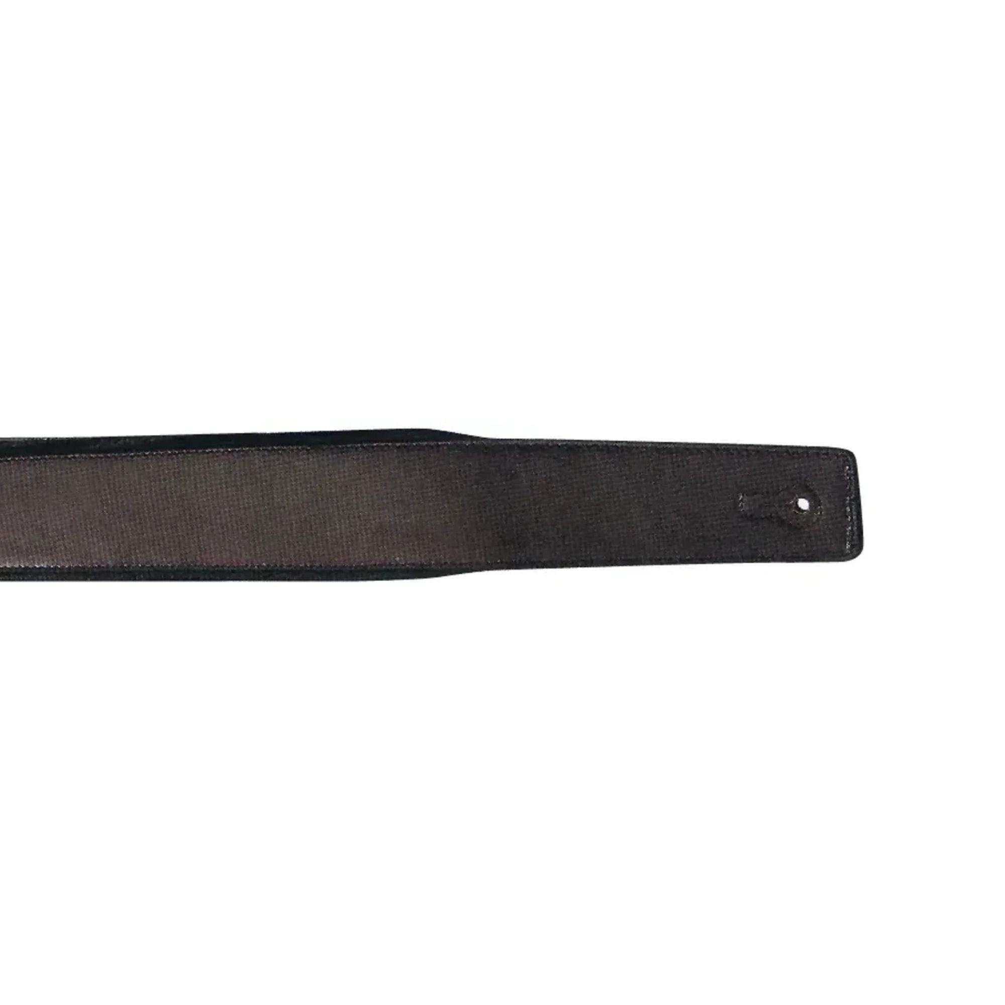 XTR LS232 2.75-inch grey soft leather guitar strap with adjustable length and stitched detailing, designed for comfortable playing.