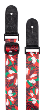 XTR LS307 Poly Ukulele Strap - Red Floral