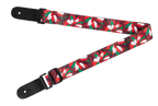 XTR LS307 Poly Ukulele Strap - Red Floral