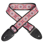 XTR 2 Mandala Art Series Guitar Strap - Pink/Blue