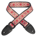 XTR Mandala Art Series Guitar Strap - Red/Blue