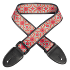 XTR Mandala Art Series Guitar Strap - Red/Blue