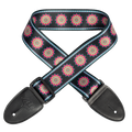 XTR 2 Mandala Art Series Guitar Strap - Purple/Black