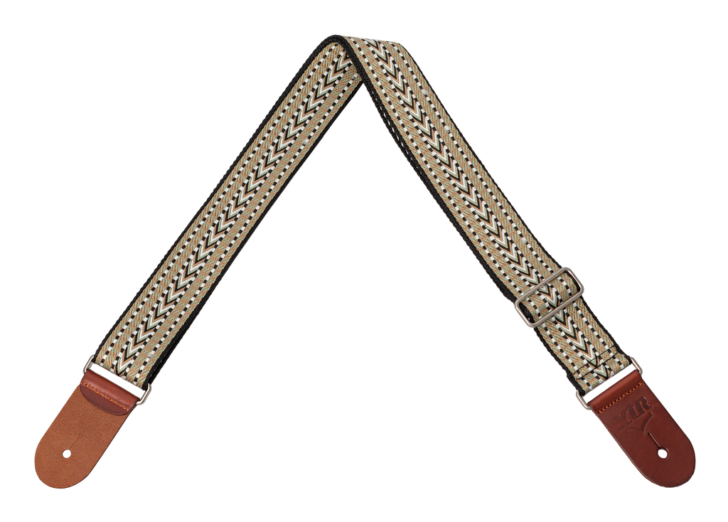 XTR LS420 Montana Series 2in Guitar Strap in Faded Green