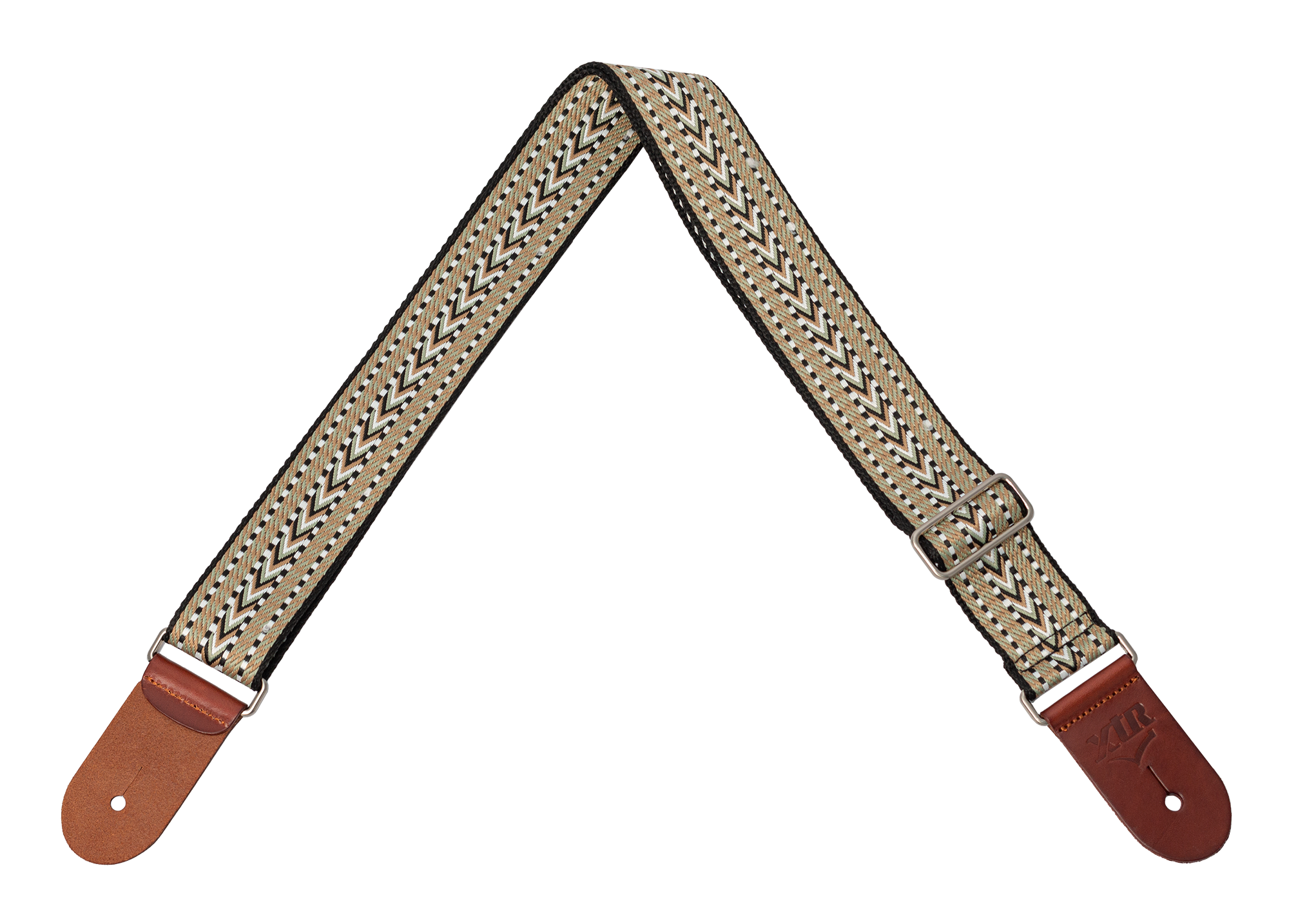 XTR LS420 Montana Series 2in Guitar Strap in Faded Green